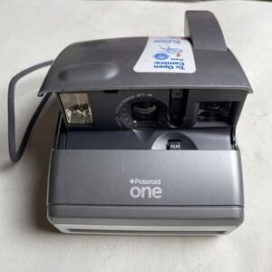 Vintage Polaroid One Folding Film Camera Grey UNTESTED‎